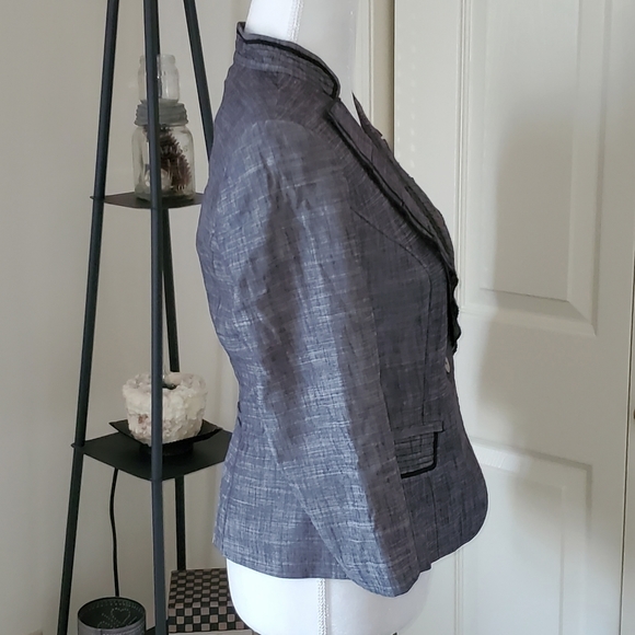 WHBM Linen Blend Jacket/Blazer Sz 4 EUC! - Picture 3 of 6